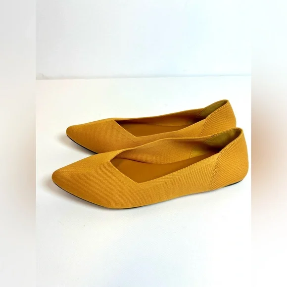 NWT • Women’s MIA “Kerri” Pointed Toe Flats • Size 6.5M • Color: Mustard Yellow - Picture 5 of 13